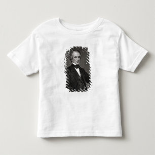 Camiseta Infantil Andrew Johnson, gravado de uma fotografia por Thom