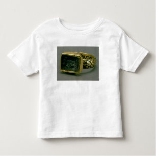 Camiseta Infantil Anel de Signet do rei Louis IX de France (St