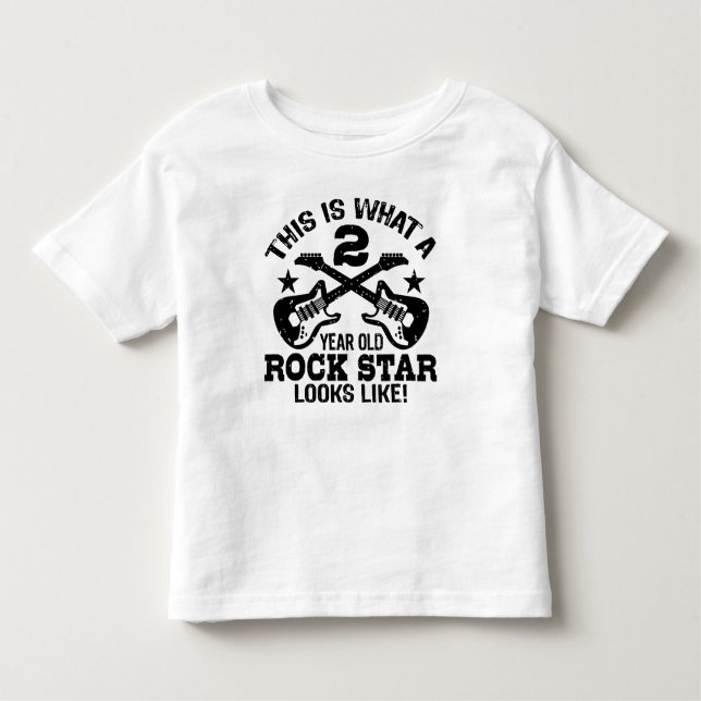 Camiseta Infantil Aniversário de 2 anos (Frente)