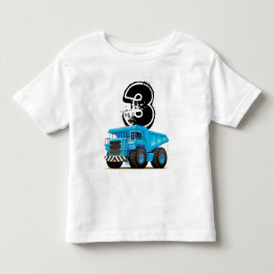 Camiseta Infantil Aniversário de 3 anos feito sob encomenda do
