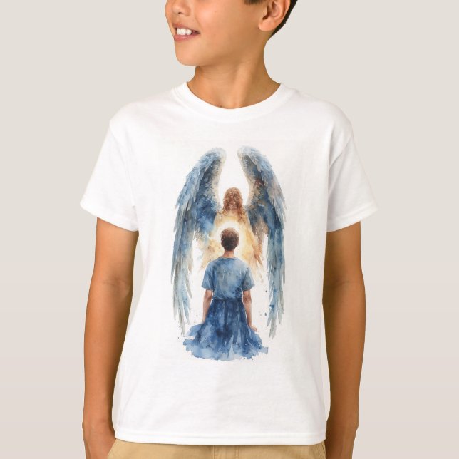 Camiseta Infantil Anjo da Guarda (Frente)