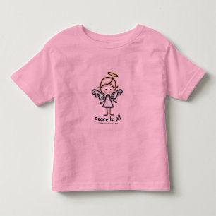 Camiseta Infantil Anjo-Paz para Todos
