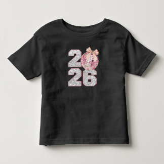 camiseta infantil ano novo 2026, rosa feriado