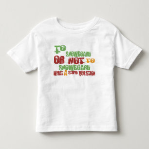 Camiseta Infantil Ao Snowboard