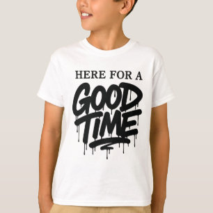 Camiseta Infantil “Aqui Para se Divertir”