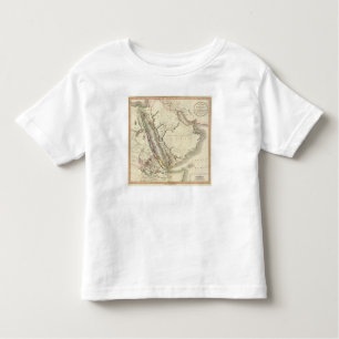 Camiseta Infantil Arábia, Egipto, Abyssinia, Mar Vermelho