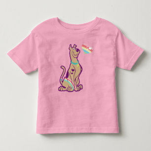 Camiseta Infantil Arco-íris Scooby-Doo