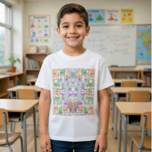 Camiseta Infantil Arquiteto do Futuro Blueprint