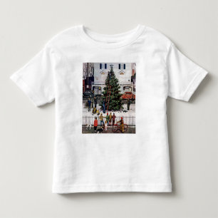 Camiseta Infantil Árvore na praça da cidade