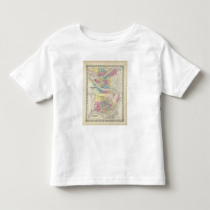 Camiseta Infantil As cidades de Pittsburgh Allegheny Cincinnati