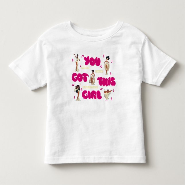 Camiseta infantil As Musas - Você Consegue, Garota (Frente)