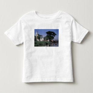 Camiseta Infantil Ásia, Mianmar, Lago Inle. Um mercado flutuante.