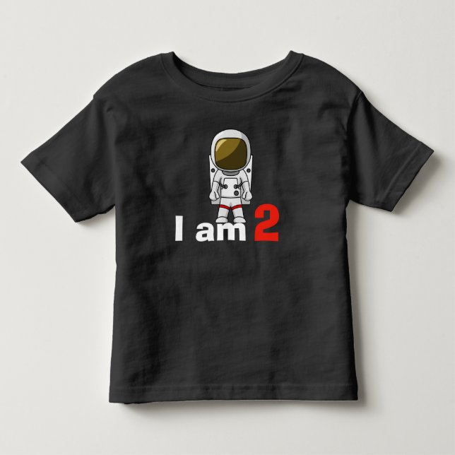 Camiseta Infantil Astronauta Birthday (Frente)
