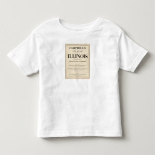 Camiseta Infantil Atlas novo Illinois do frontispício