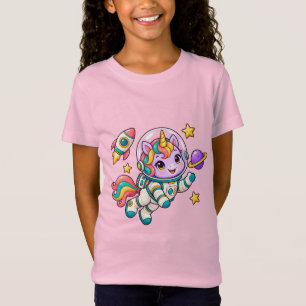 Camiseta Infantil Aventura Espacial Astronauta Uni