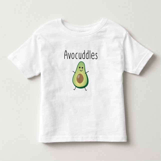 Camiseta Infantil Avocudles Toddler Ruffle Tee (Frente)