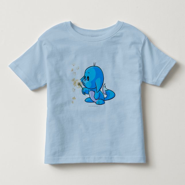 Camiseta Infantil Azul de Kacheek (Frente)