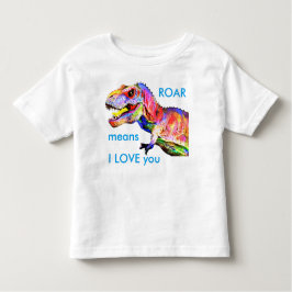 Camiseta Infantil Baby Toddler Dinossaur T-Rex Shirt