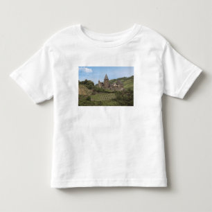 Camiseta Infantil Bacharach, Alemanha, Castelo de Stahleck, Palácio