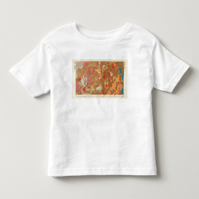 Camiseta Infantil Bacia de Nevada Geological (Frente)