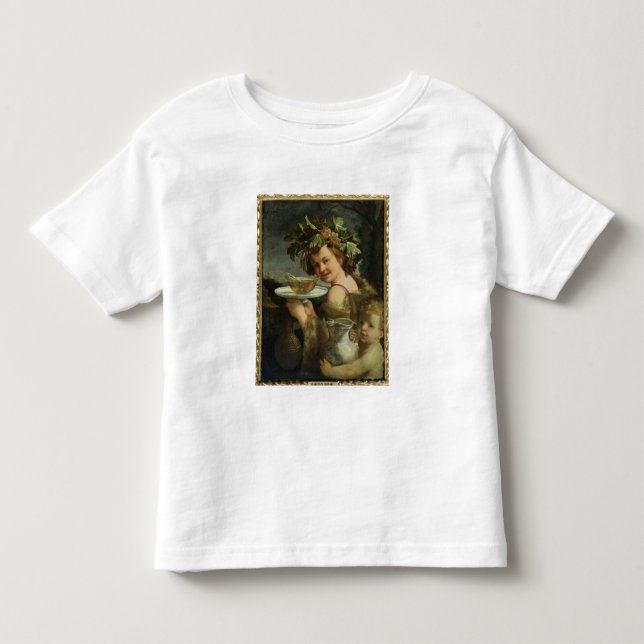 Camiseta Infantil Baco (óleo em canvas) (Frente)