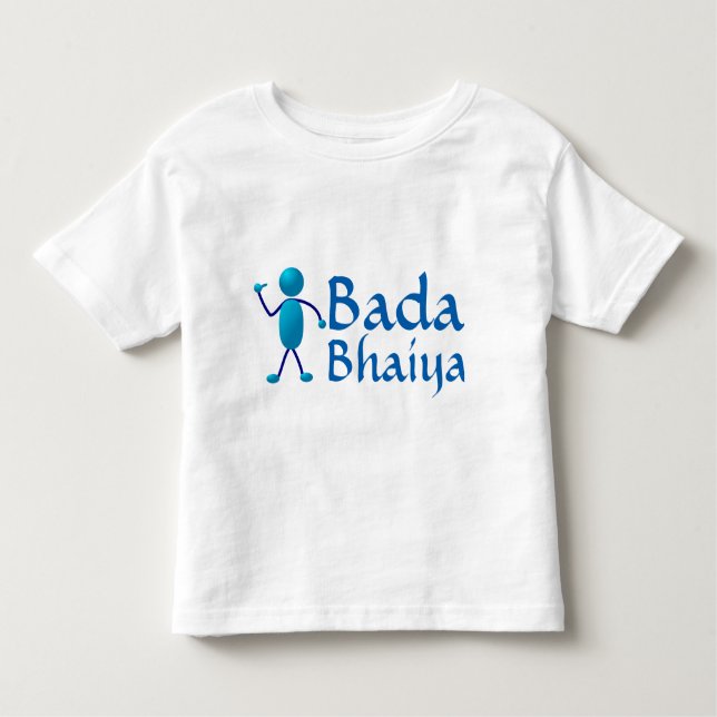 Camiseta Infantil Bada Bhaiya (Big Brother) (Frente)
