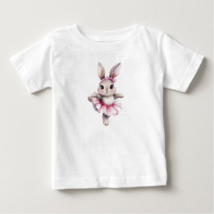Camiseta Infantil Bailarina de Coelho - Roupa de B