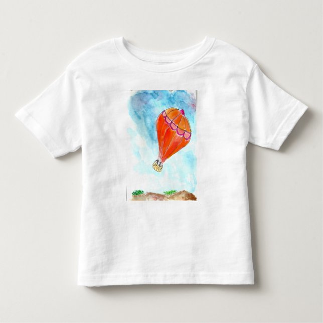 Camiseta Infantil Balão de Ar Quente (Frente)
