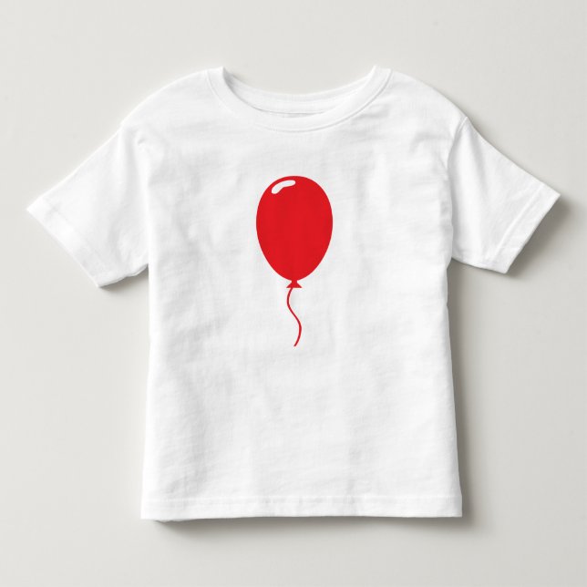 Camiseta Infantil Balão vermelho (Frente)
