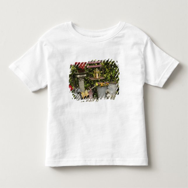 Camiseta Infantil Baldes, calçados e flores, Zaanse Schans, (Frente)