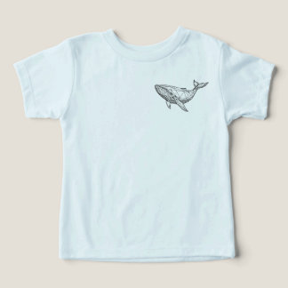 Camiseta Infantil Baleia Geométrica