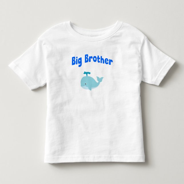 Camiseta Infantil Baleia-Irmão-Grande (Frente)