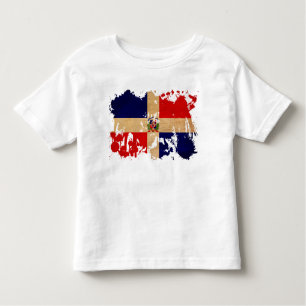 Camiseta Infantil Bandeira da República Dominicana
