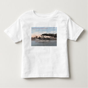 Camiseta Infantil Barco a vapor de Kennedy que sae para Bremerton