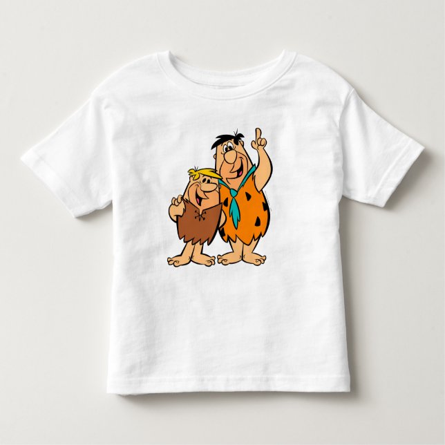 Camiseta Infantil Barney Rubble and Fred Flintstone (Frente)