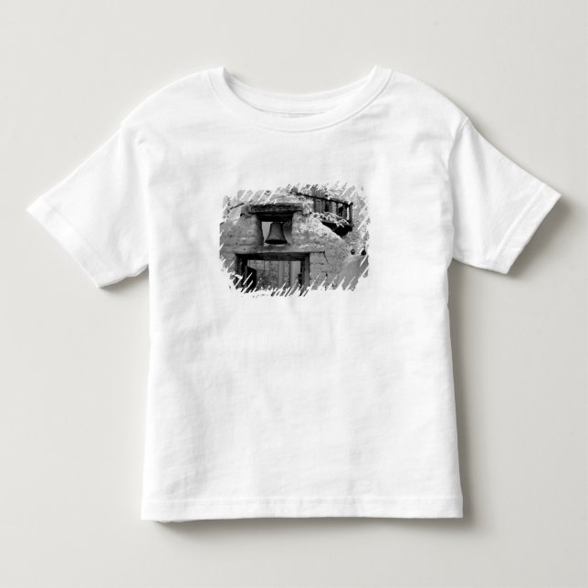 Camiseta Infantil Barramento duro na entrada, Papais noeis Fe, Novo (Frente)