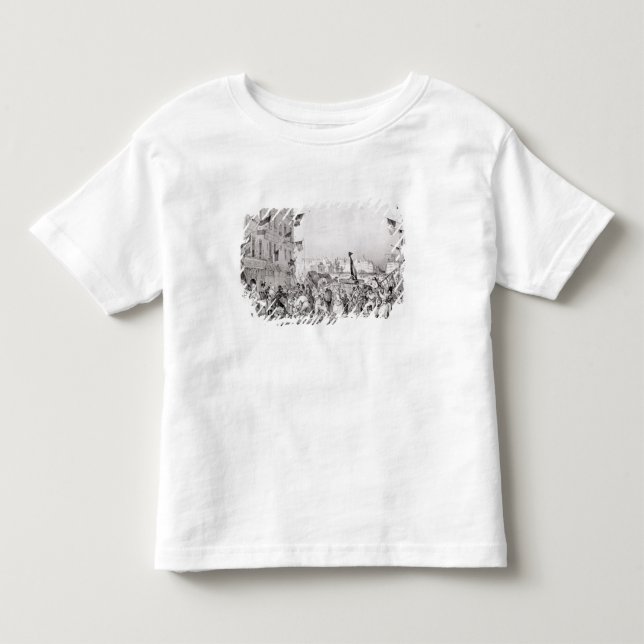 Camiseta Infantil Barricada na rua Dauphine (Frente)