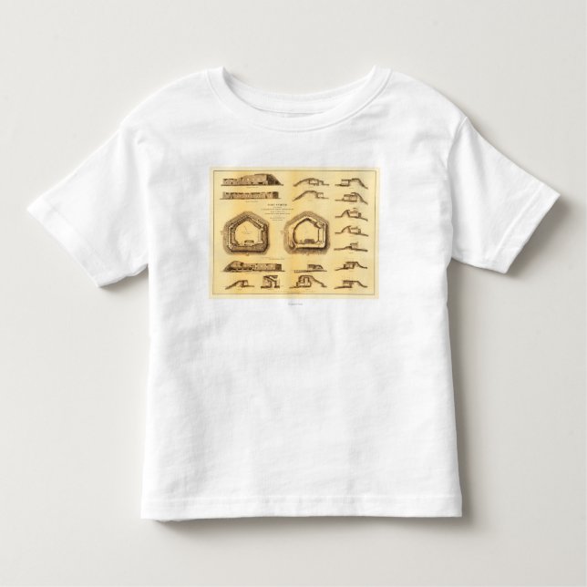 Camiseta Infantil Batalha do forte Sumter - guerra civil 4 (Frente)
