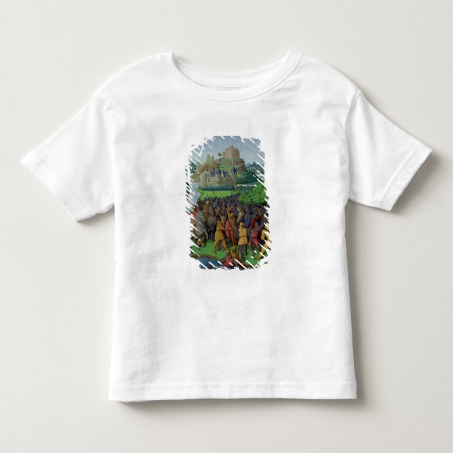 Camiseta Infantil Batalha entre o Maccabees e o Bacchides (Frente)
