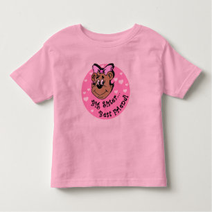 Camiseta Infantil Bear Big Sister Melhor Amigo