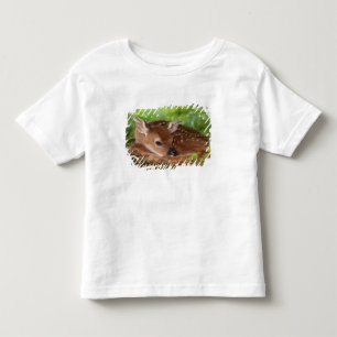 Camiseta Infantil Bebê de cervo-de-cauda-branca com dois dias de ida