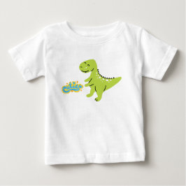 Camiseta Infantil Bebe Dinossauro Fofo