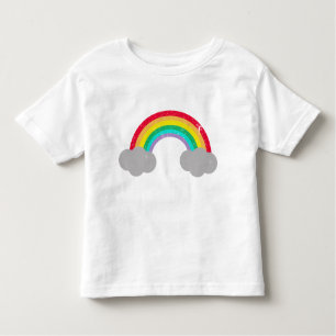 Camiseta Infantil Bebê do arco-íris