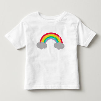 Camiseta Infantil Bebê do arco-íris