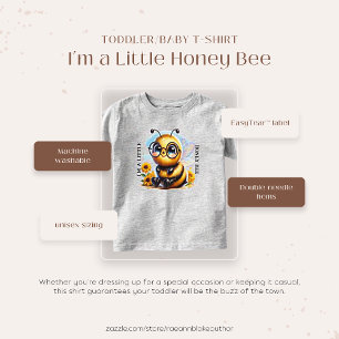 Camiseta Infantil/Bebê Sou uma Abelhinha Melífera