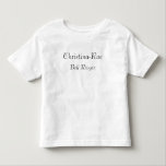 Camiseta Infantil "Bell Ringer" com nome<br><div class="desc">Uma lembrança excelente para o seu toque de sino, que será vestida durante qualquer reunião associada ao dia do seu casamento. *Personalize ao seu gosto adicionando o nome correto. Você também pode desejar alterar a cor do texto.</div>