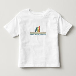 Camiseta Infantil Biblioteca, Livros, Aventura
