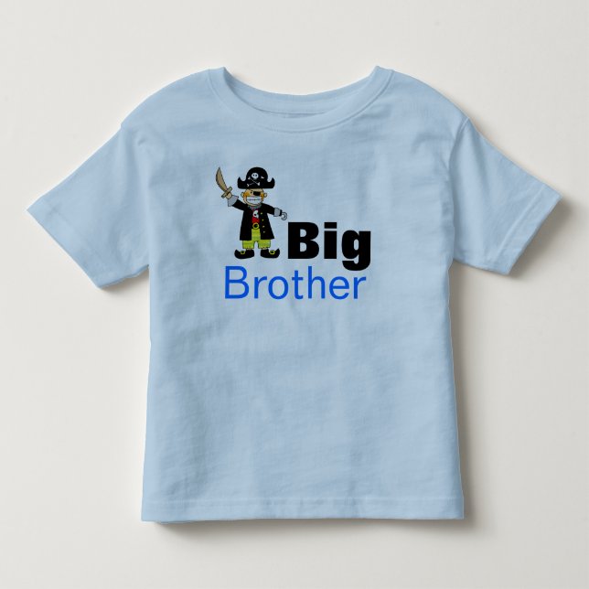 Camiseta Infantil Big brother (pirata) (Frente)