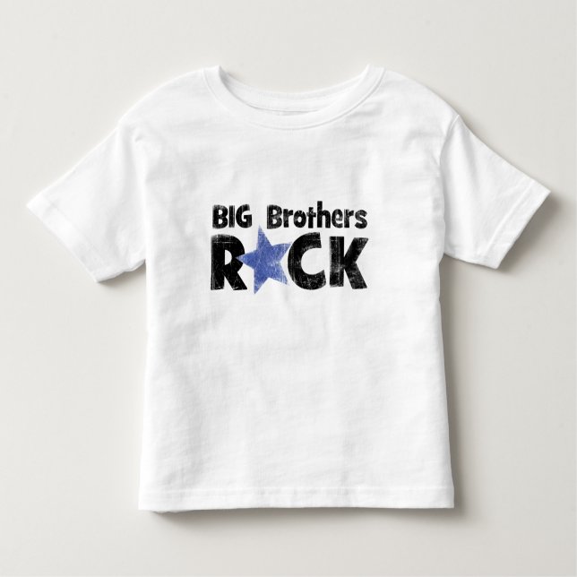 Camiseta Infantil Big Brothers Rock (Frente)