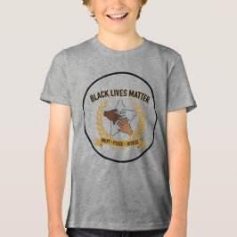 Camiseta Infantil Black Lives Matter | Igualdade,